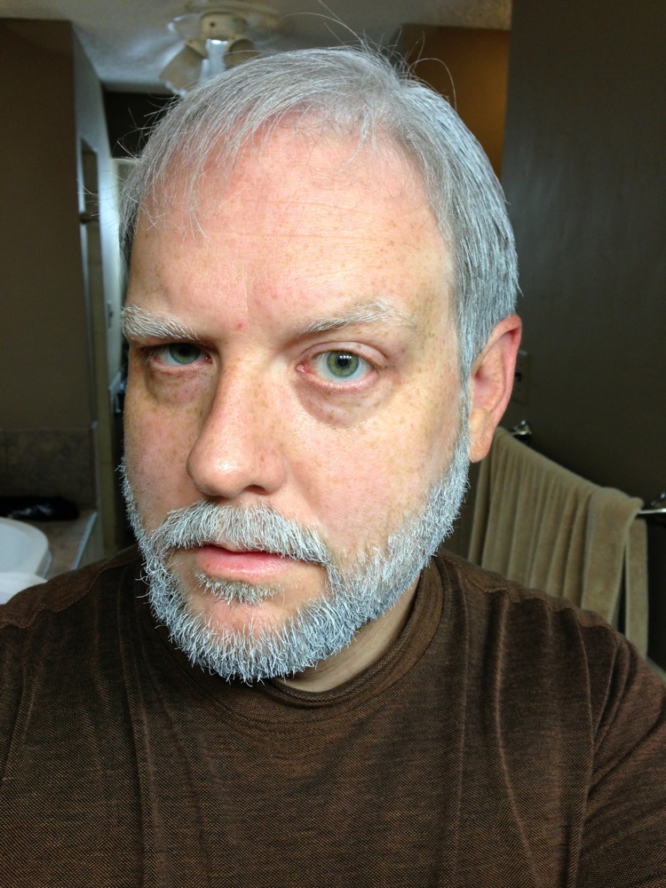 beard temporary hair facial coloring solved ended