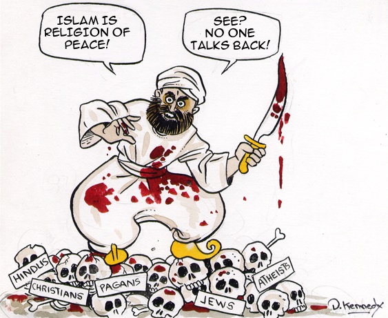 Terrorist Attack Cartoon