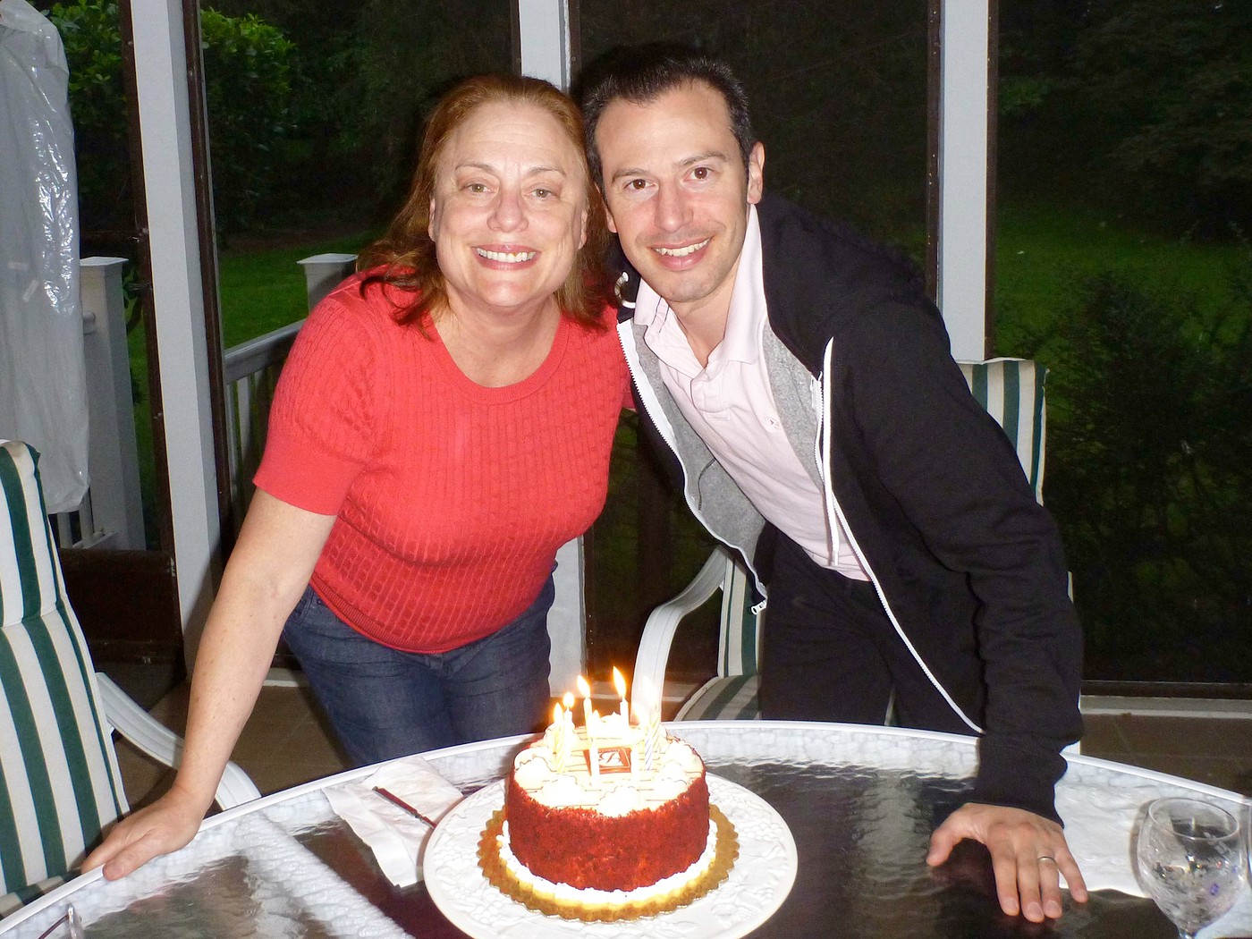 Erik's Birthday with his Mom